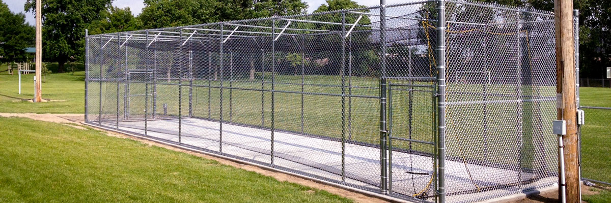 Chain link batting cage - American Security and Gate Company of Fargo ...