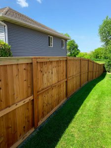 Grand Island fencing company residential fence contractors Nebraska wood fencing cedar western red cedar treated pine white red yellow CCA  ACQ2 incense fir 2x4 1x6 2" x 4"  1" x 6"  nails stain solid privacy picket scalloped board on board shadow box pickets rails posts installation panels post caps modern horizontal backyard front yard ranch gate garden diy split rail house lattice old rustic vertical metal post picket dog ear contemporary custom