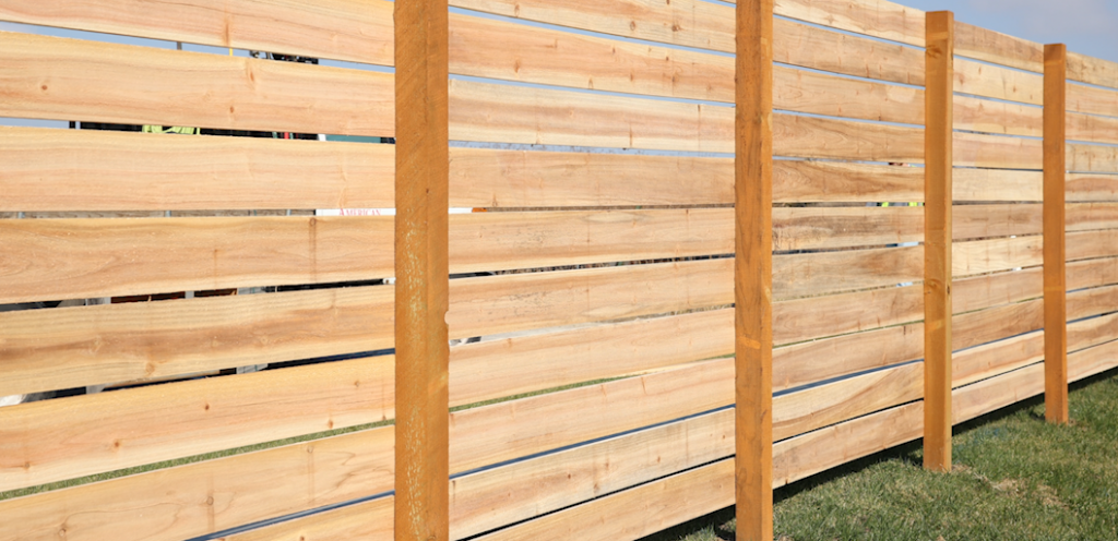 wood fence constructed by American Security and Gate Company